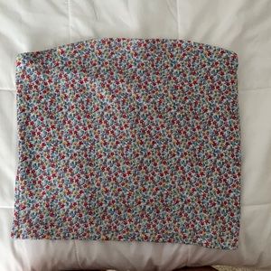 American Eagle Soft and Sexy floral tube top